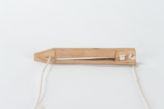 孟宗竹、簧片、毛線、麻線