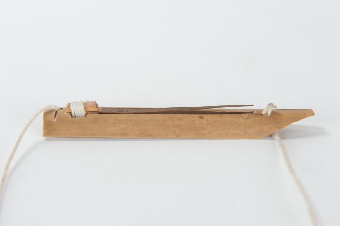 孟宗竹、簧片、毛線、麻線