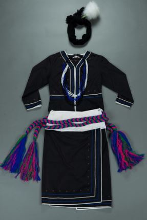 羽毛、塑膠串珠、毛線、棉布