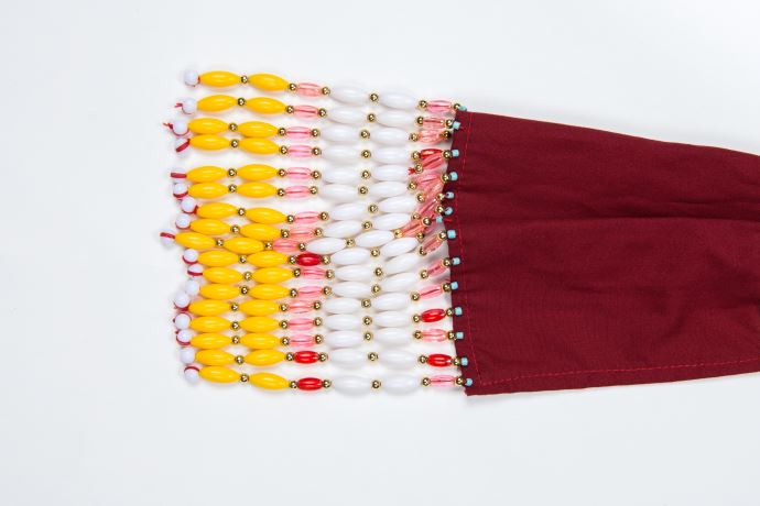 棉、麻、羽毛、毛線、塑膠串珠、鈴鐺、亮片