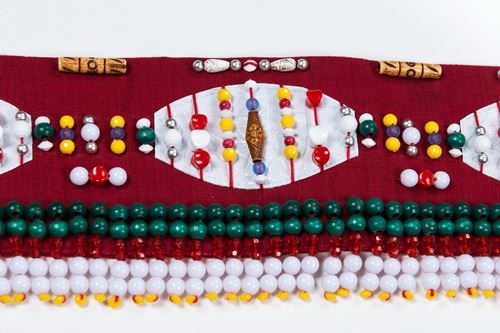 棉、麻、貝殼、塑膠串珠